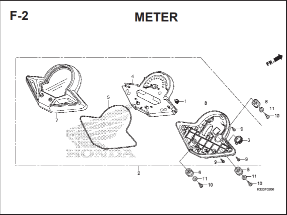 Katalog Suku Cadang Honda CBR 250R CBU