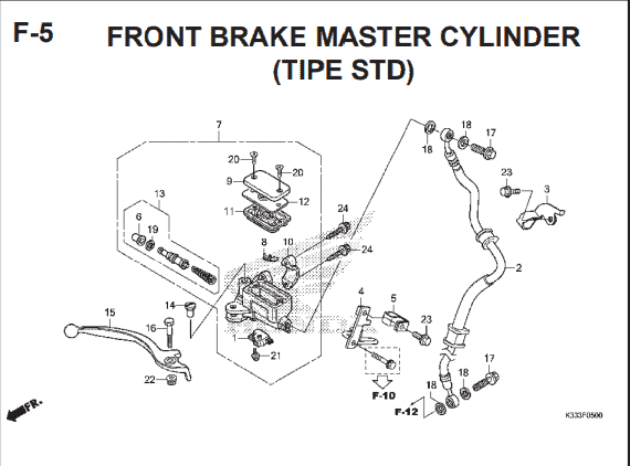 Katalog Suku Cadang Honda CBR 250R CBU