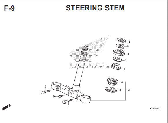 Katalog Suku Cadang Honda CBR 250R CBU