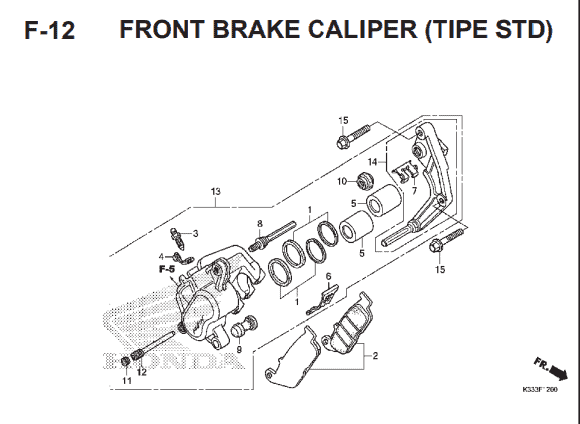 Katalog Suku Cadang Honda CBR 250R CBU