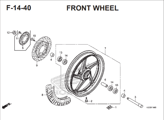 Katalog Suku Cadang Honda CBR 250R CBU