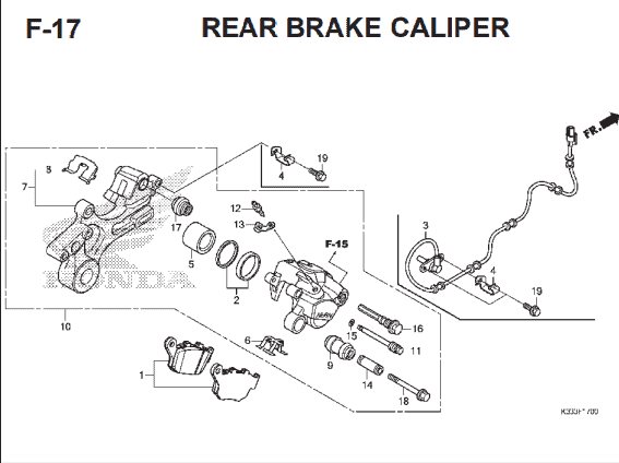 Katalog Suku Cadang Honda CBR 250R CBU