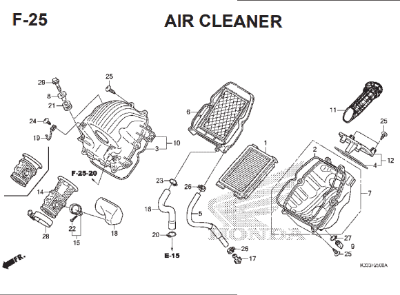 Katalog Suku Cadang Honda CBR 250R CBU