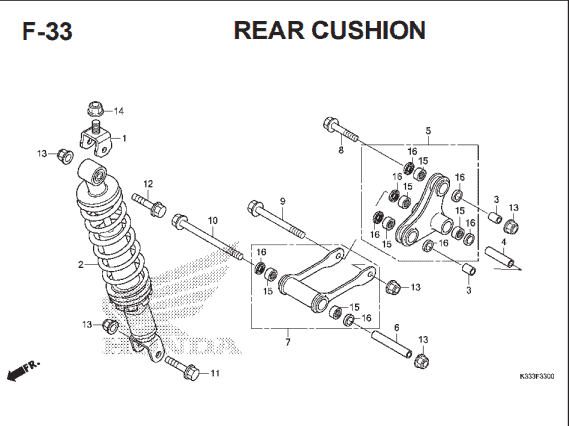 Katalog Suku Cadang Honda CBR 250R CBU