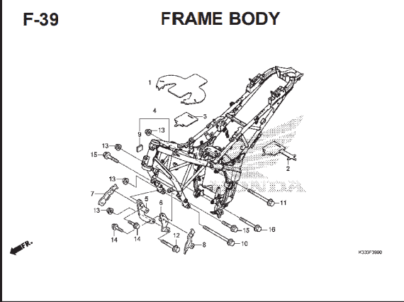 Katalog Suku Cadang Honda CBR 250R CBU
