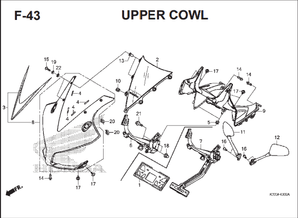 Katalog Suku Cadang Honda CBR 250R CBU