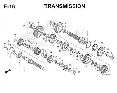 Katalog Suku Cadang Honda CBR 250RR K64