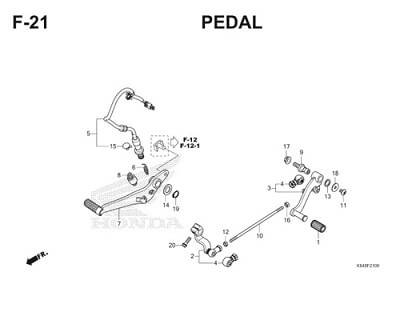 Katalog Suku Cadang Honda CBR 250RR K64