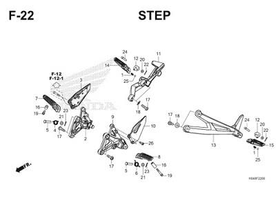 Katalog Suku Cadang Honda CBR 250RR K64