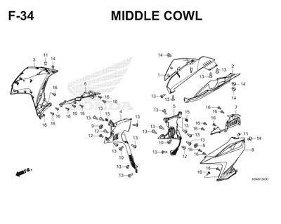 Katalog Suku Cadang Honda CBR 250RR K64