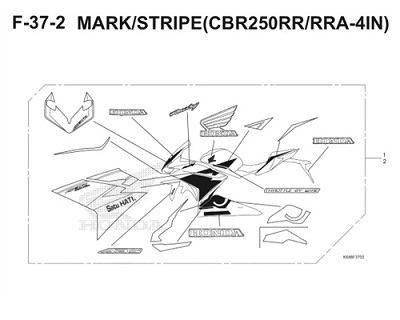 Katalog Suku Cadang Honda CBR 250RR K64