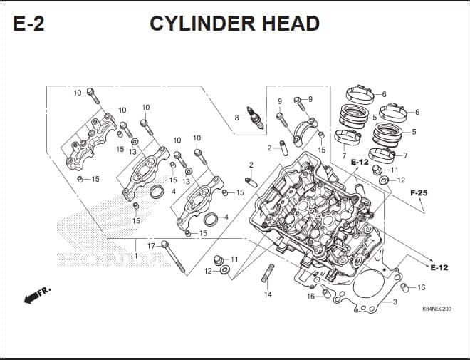 Katalog Suku Cadang Honda CBR 250RR K64J