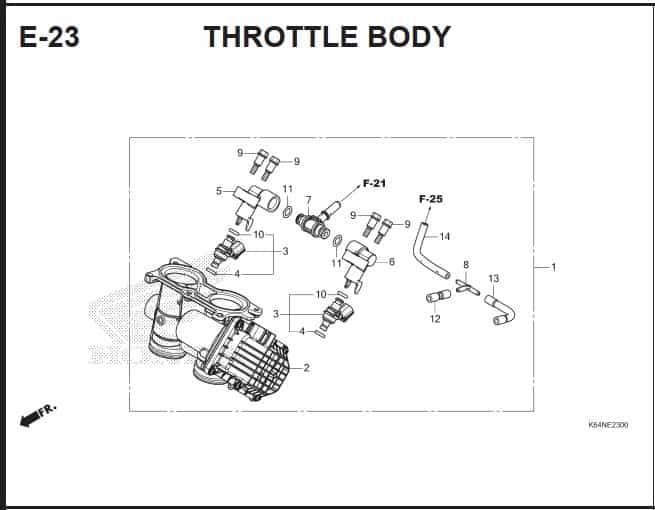 Katalog Suku Cadang Honda CBR 250RR K64J