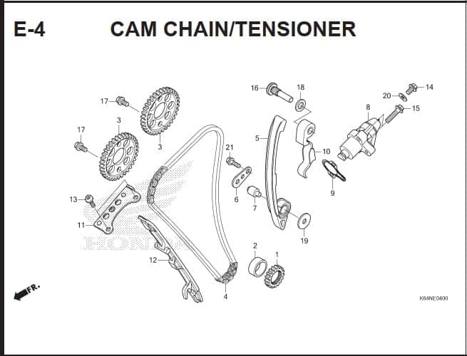 Katalog Suku Cadang Honda CBR 250RR K64J