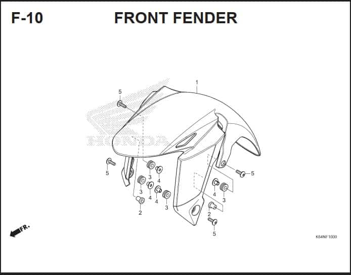 Katalog Suku Cadang Honda CBR 250RR K64J