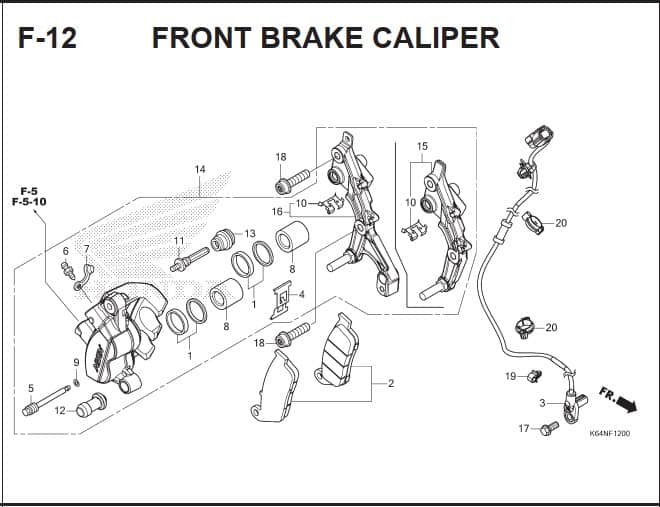 Katalog Suku Cadang Honda CBR 250RR K64J