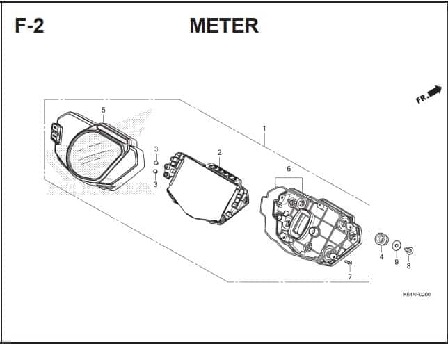 Katalog Suku Cadang Honda CBR 250RR K64J