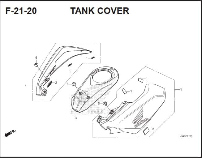 Katalog Suku Cadang Honda CBR 250RR K64J