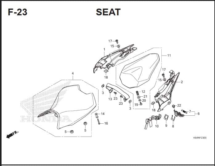 Katalog Suku Cadang Honda CBR 250RR K64J