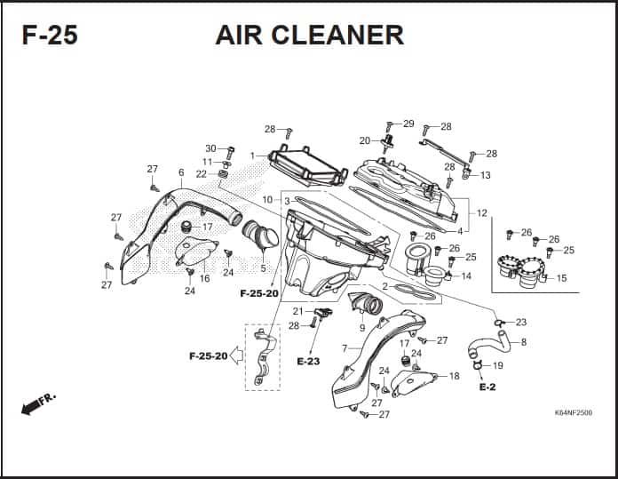 Katalog Suku Cadang Honda CBR 250RR K64J