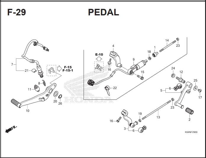 Katalog Suku Cadang Honda CBR 250RR K64J