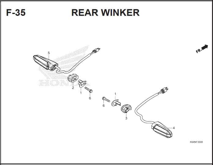 Katalog Suku Cadang Honda CBR 250RR K64J