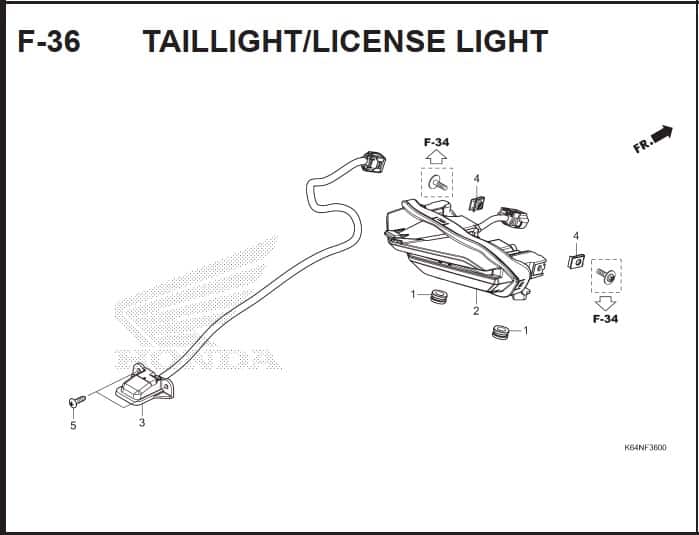 Katalog Suku Cadang Honda CBR 250RR K64J