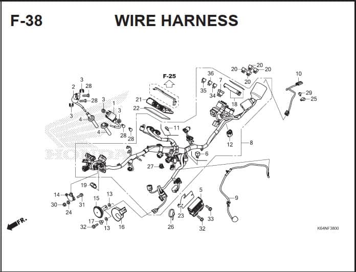 Katalog Suku Cadang Honda CBR 250RR K64J