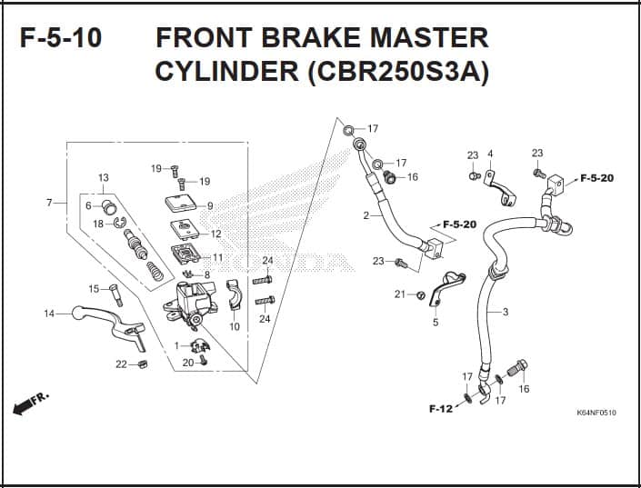 Katalog Suku Cadang Honda CBR 250RR K64J