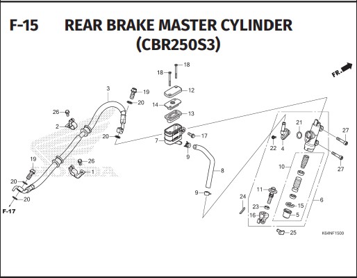 Katalog Suku Cadang Honda CBR 250RR K64N