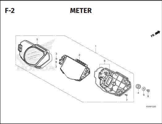 Katalog Suku Cadang Honda CBR 250RR K64N