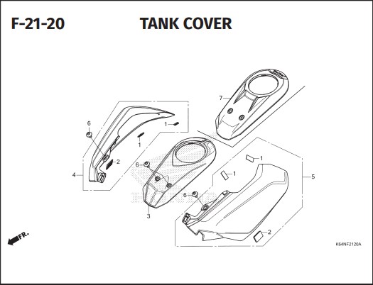 Katalog Suku Cadang Honda CBR 250RR K64N