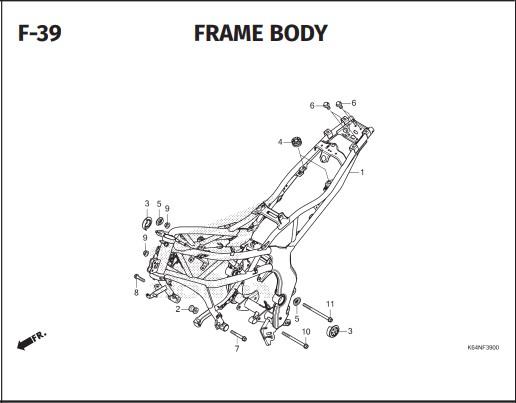 Katalog Suku Cadang Honda CBR 250RR K64N