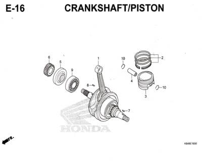 Katalog Suku Cadang Honda CRF 150L