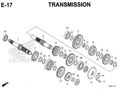 Katalog Suku Cadang Honda CRF 150L
