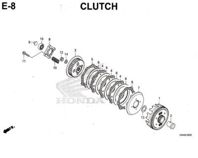 Katalog Suku Cadang Honda CRF 150L