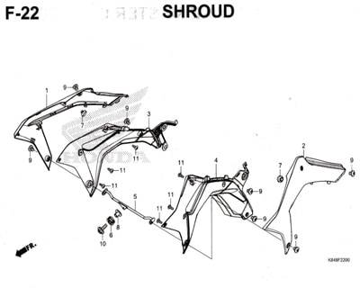 Katalog Suku Cadang Honda CRF 150L K84F