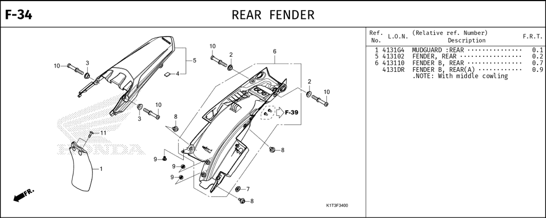 Katalog Suku Cadang Honda CRF 250 Rally