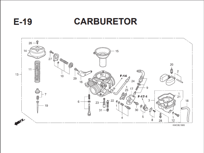 Katalog Suku Cadang Honda CS1