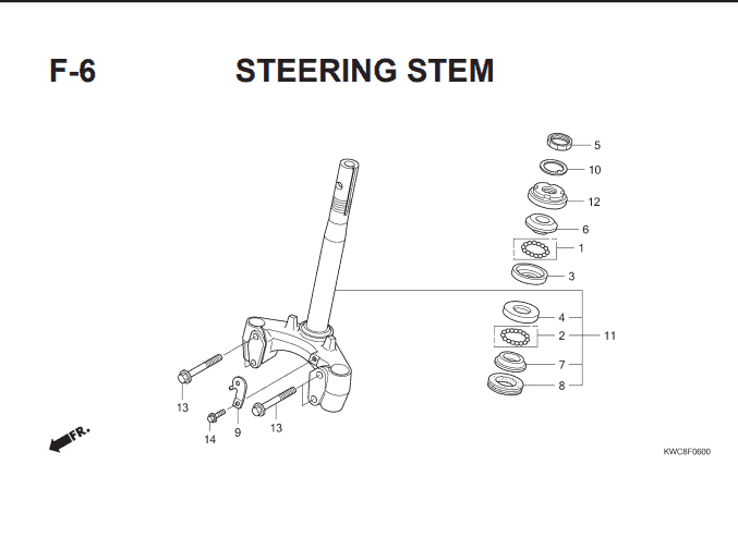 Katalog Suku Cadang Honda CS1