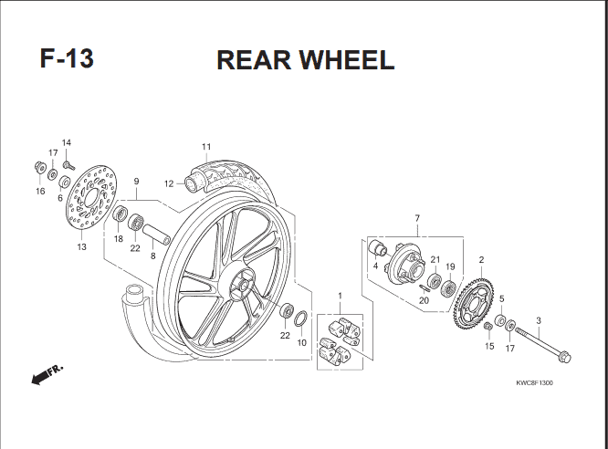 Katalog Suku Cadang Honda CS1