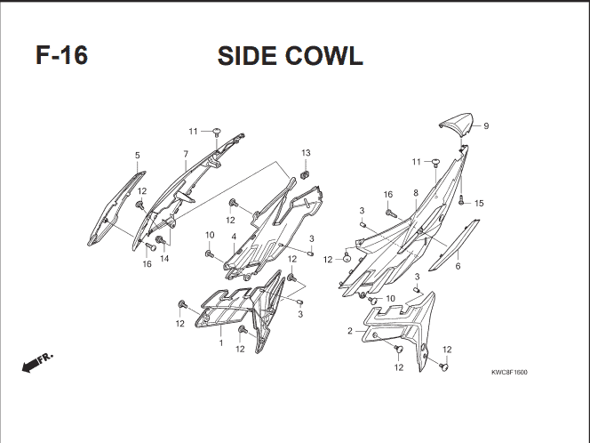 Katalog Suku Cadang Honda CS1