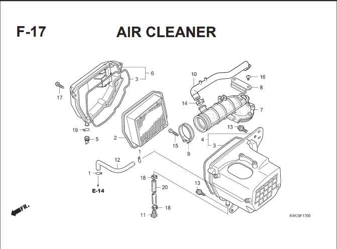 Katalog Suku Cadang Honda CS1