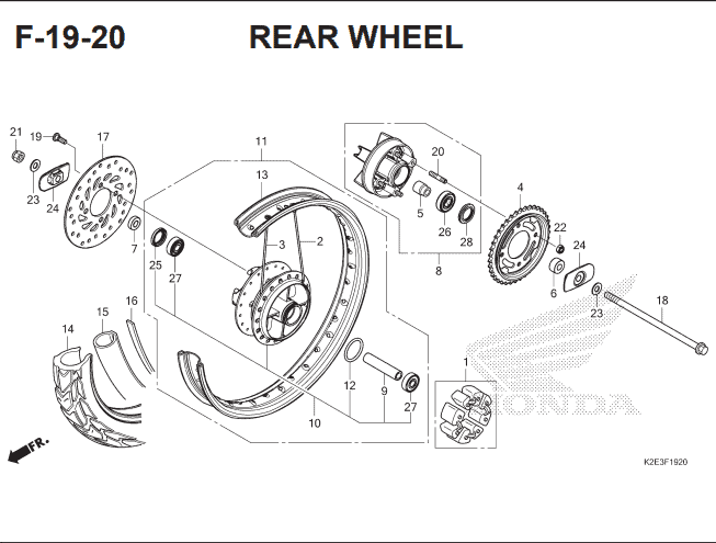 Katalog Suku Cadang Honda CT125 Hunter Cub