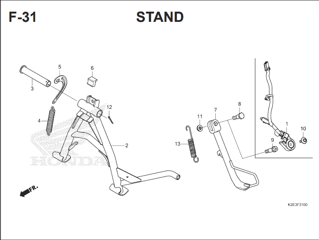 Katalog Suku Cadang Honda CT125 Hunter Cub