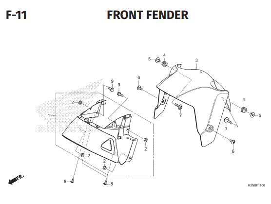Katalog Suku Cadang Honda CUV e:
