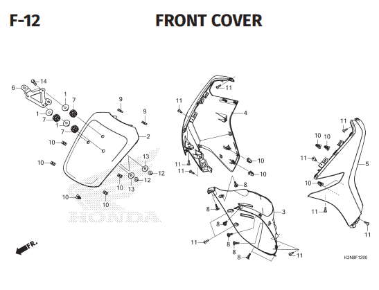 Katalog Suku Cadang Honda CUV e: