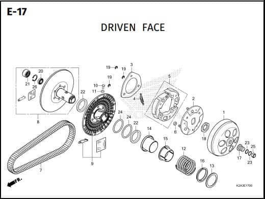 Katalog Suku Cadang Honda Forza