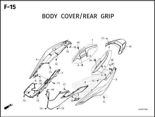 Katalog Suku Cadang Honda Forza