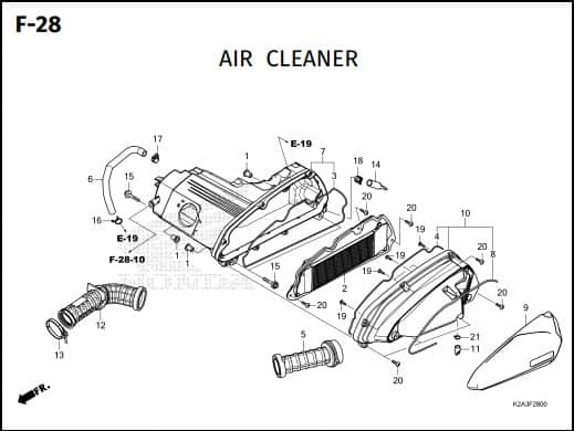 Katalog Suku Cadang Honda Forza